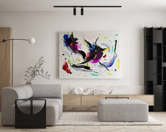 The Heartbeat of One - Original Abstract Artwork