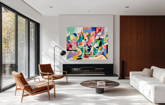 Dancing Light Within - Original Abstract Painting