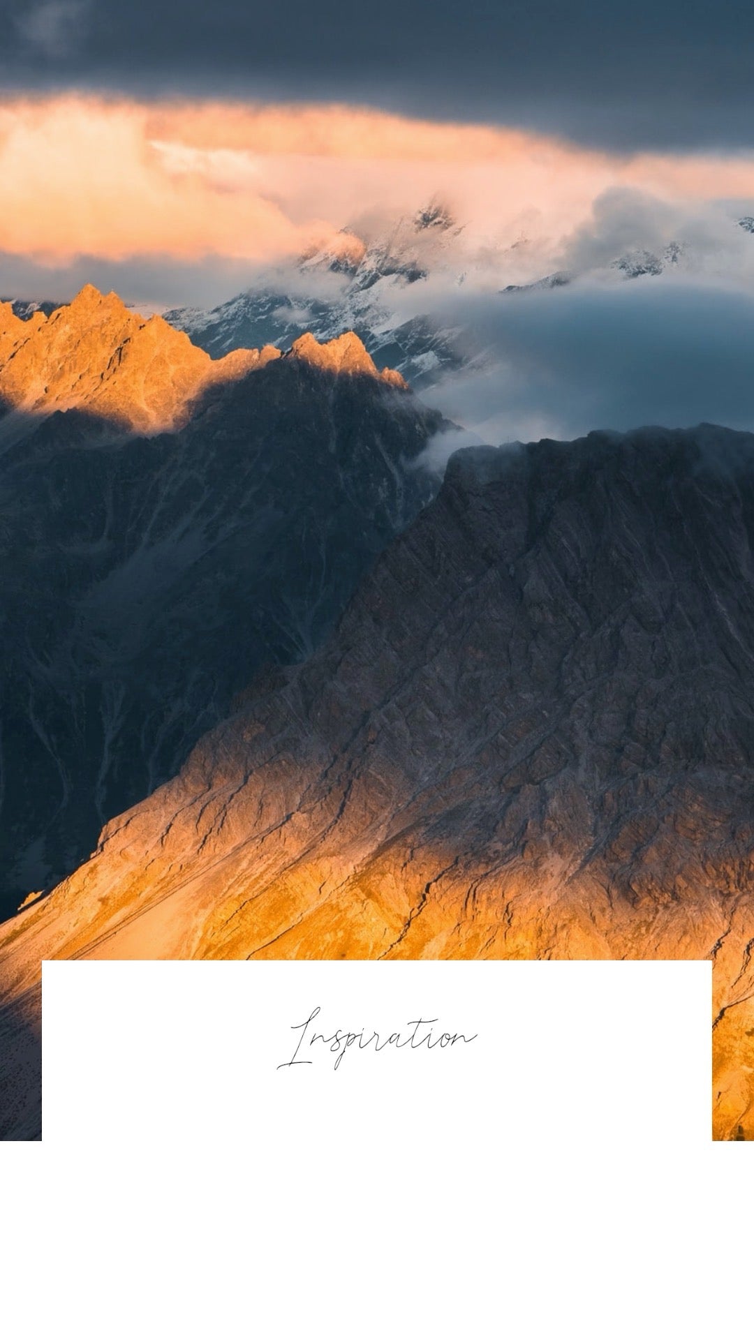 Arriba en las montañas