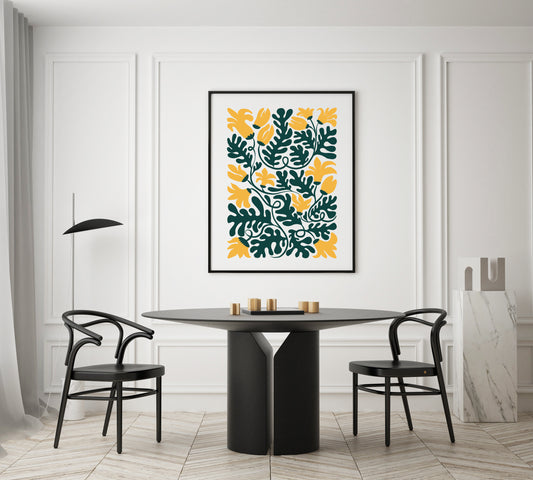 Yellow Flowers Art Print